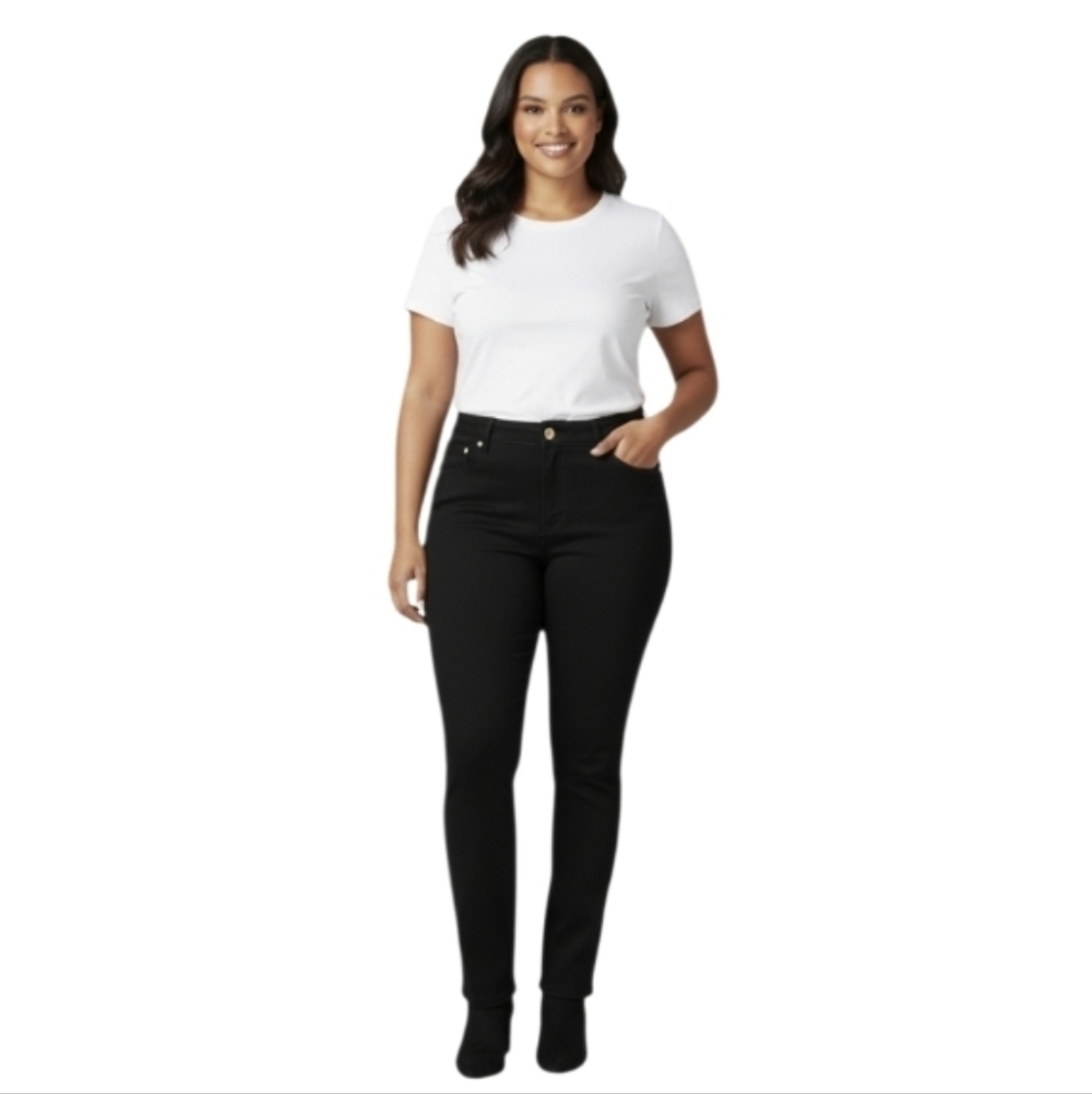 INC International Concepts 18W Dark Stretch Jeans Plus Size Women’s Classic Fit